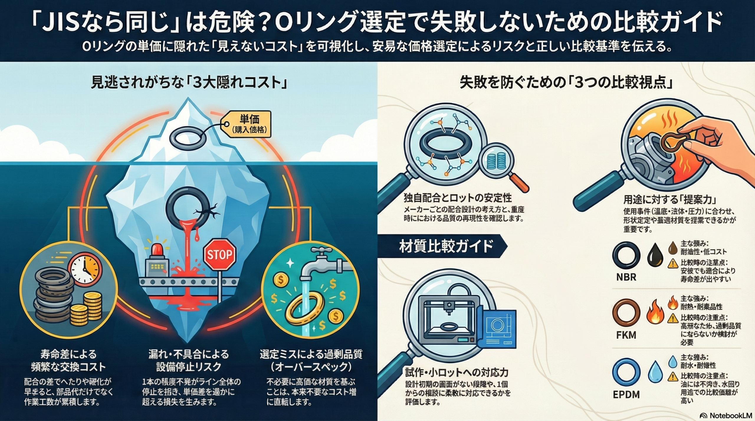 JIS規格でもメーカー差でコストは変わる｜見えない3大コストと比較のポイント